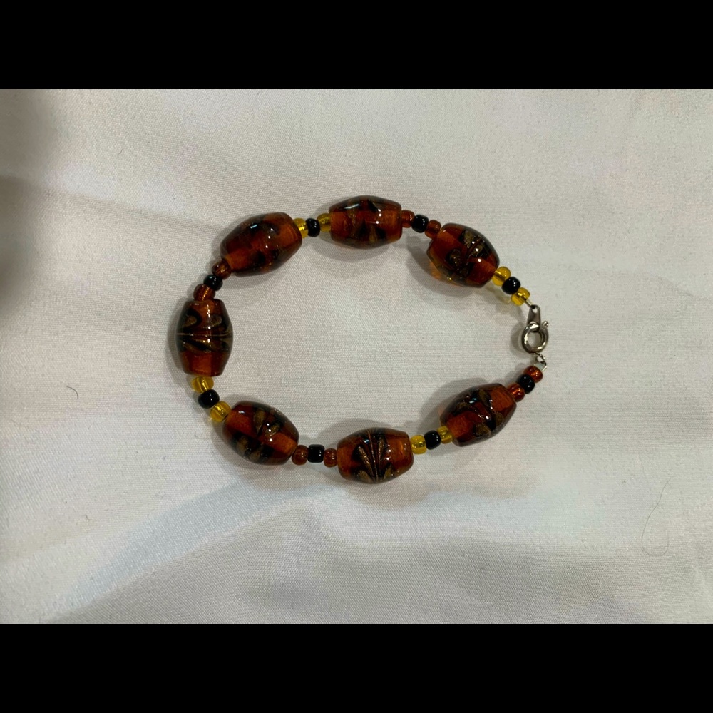 Tiger eye beaded bracelet